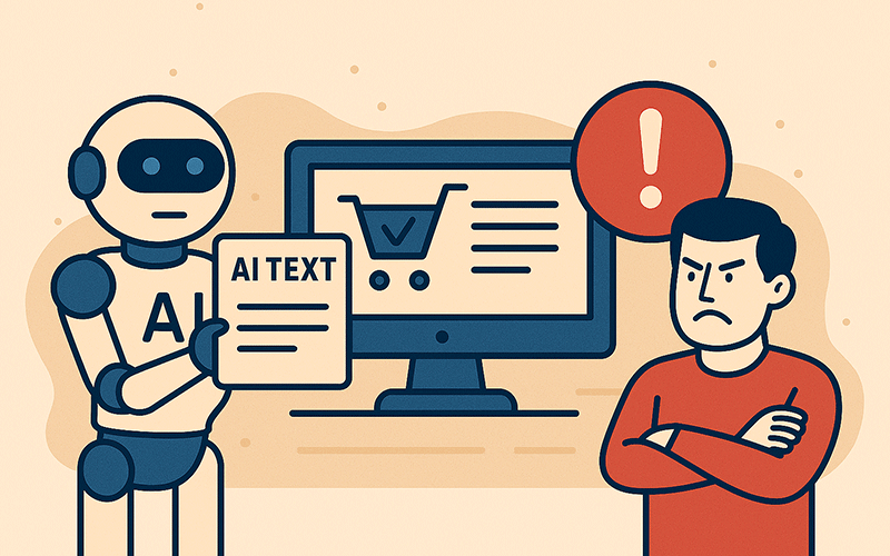 Warum ungeprüfte KI-Texte in Shops abgestraft werden